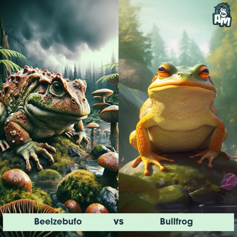 Beelzebufo vs Bullfrog - Animal Matchup