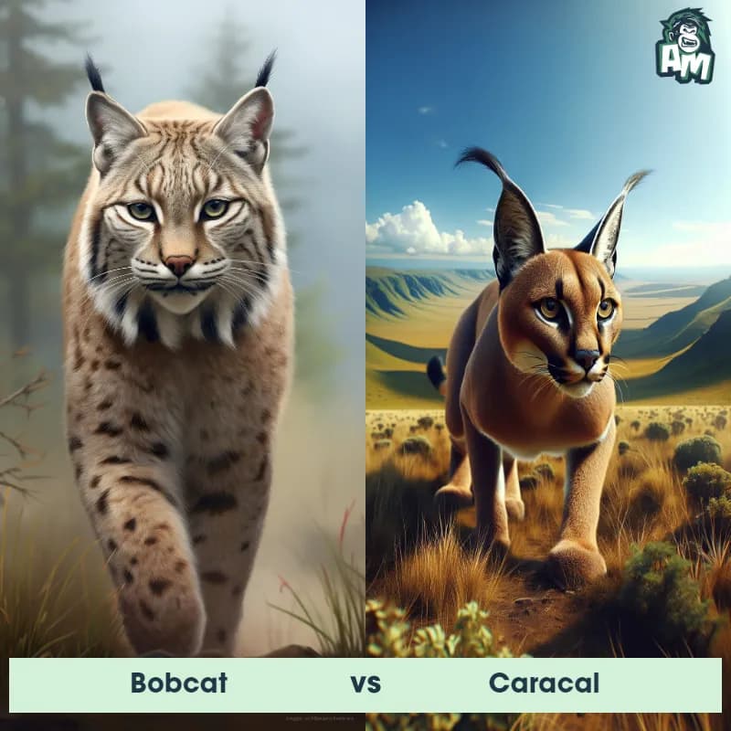 Bobcat vs Caracal: See Who Wins | Animal Matchup