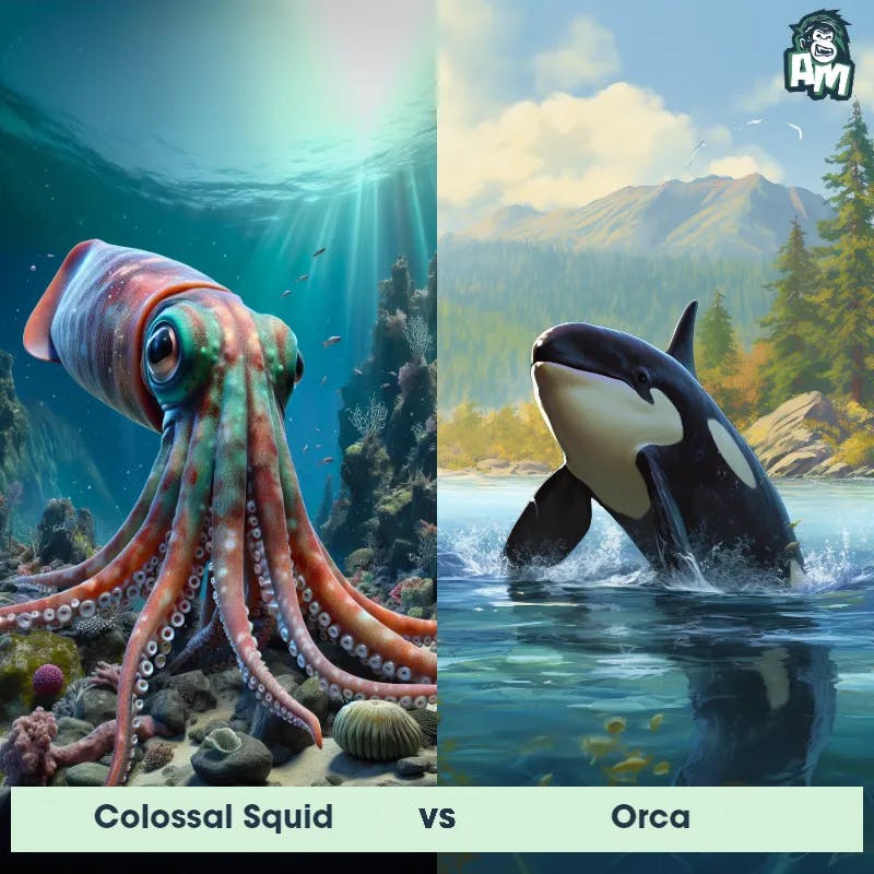 Colossal Squid vs Orca - Animal Matchup
