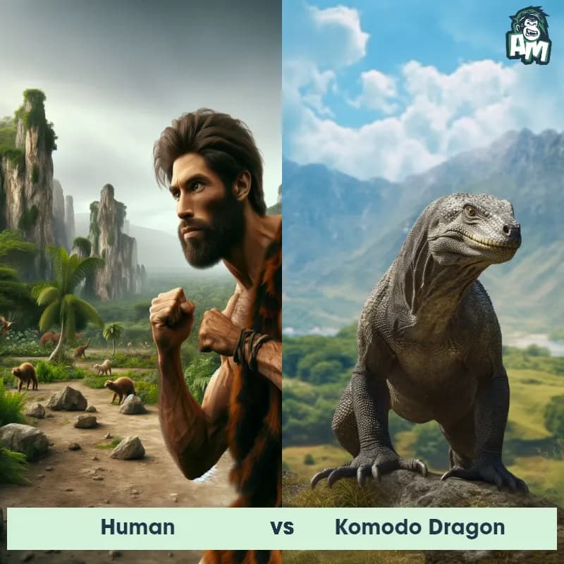 Human vs Komodo Dragon - Animal Matchup