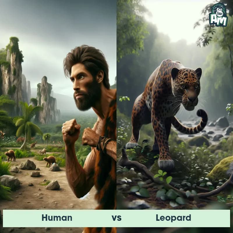 Human vs Leopard - Animal Matchup