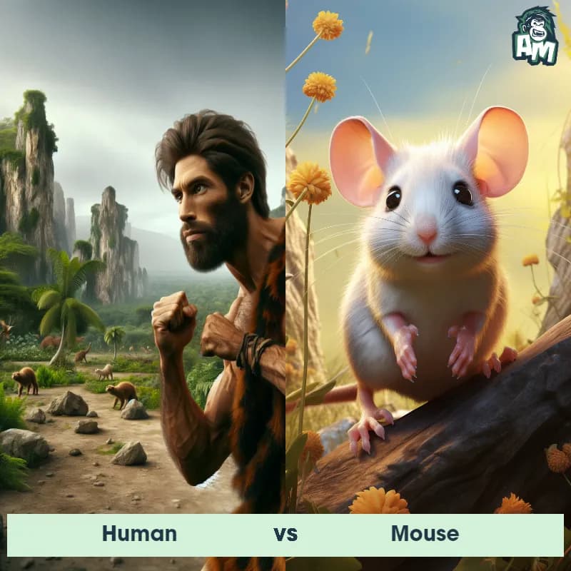 Human vs Mouse - Animal Matchup