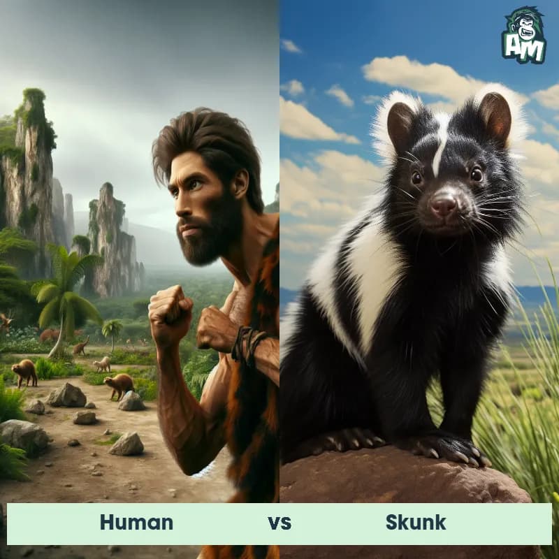 Human vs Skunk - Animal Matchup