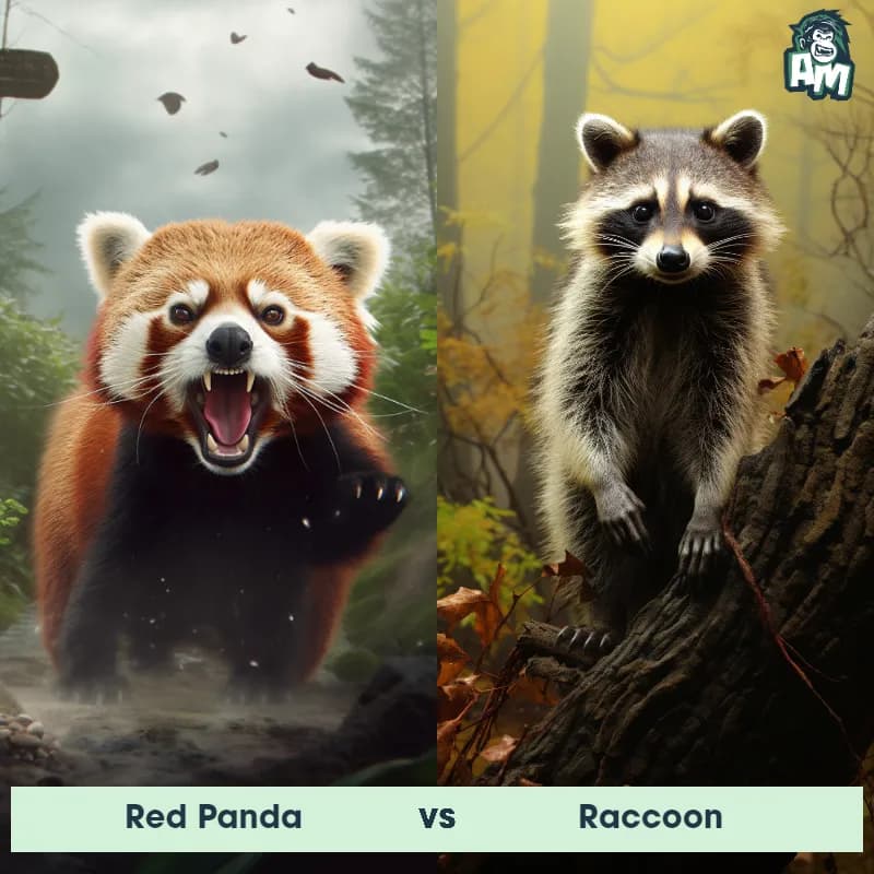 Red Panda vs Raccoon - Animal Matchup