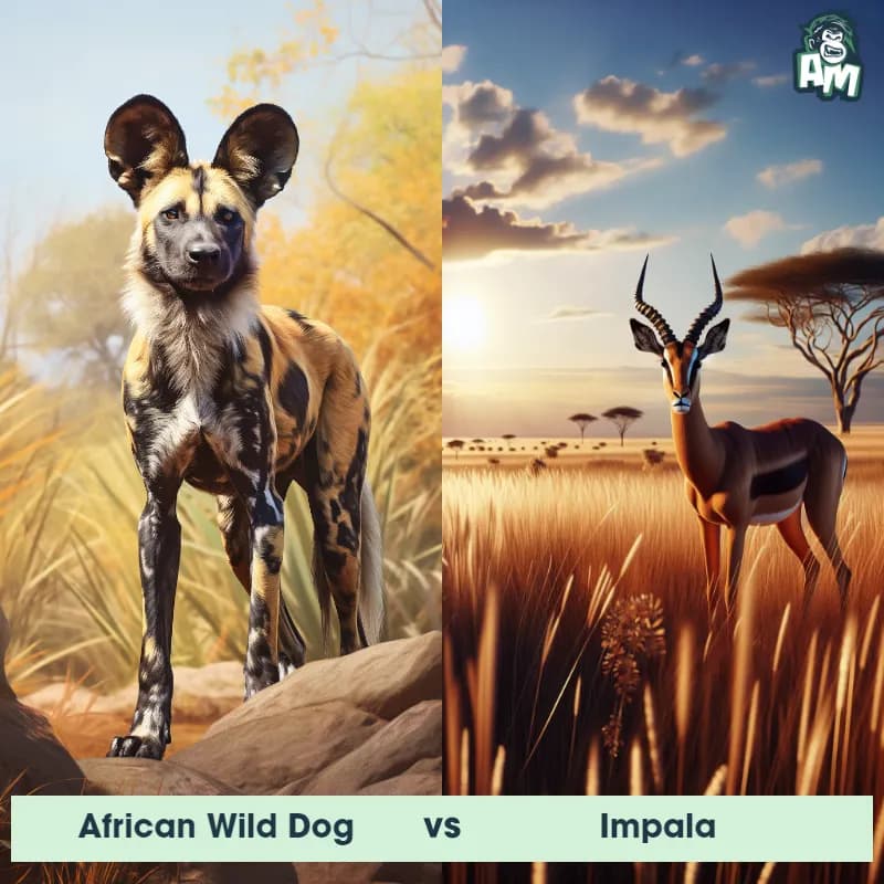 African Wild Dog vs Impala - Animal Matchup African Wild Dog vs Impala - Animal Matchup