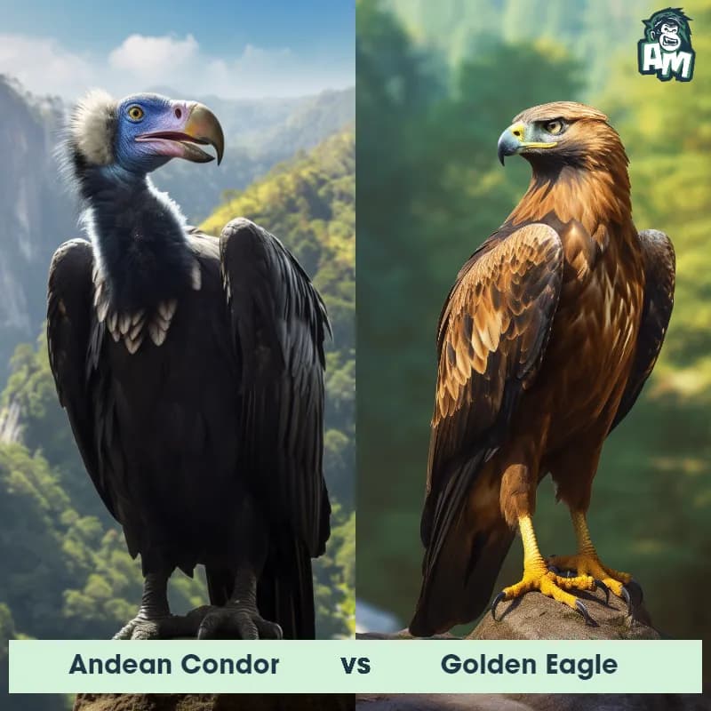 Andean Condor vs Golden Eagle - Animal Matchup Andean Condor vs Golden Eagle - Animal Matchup