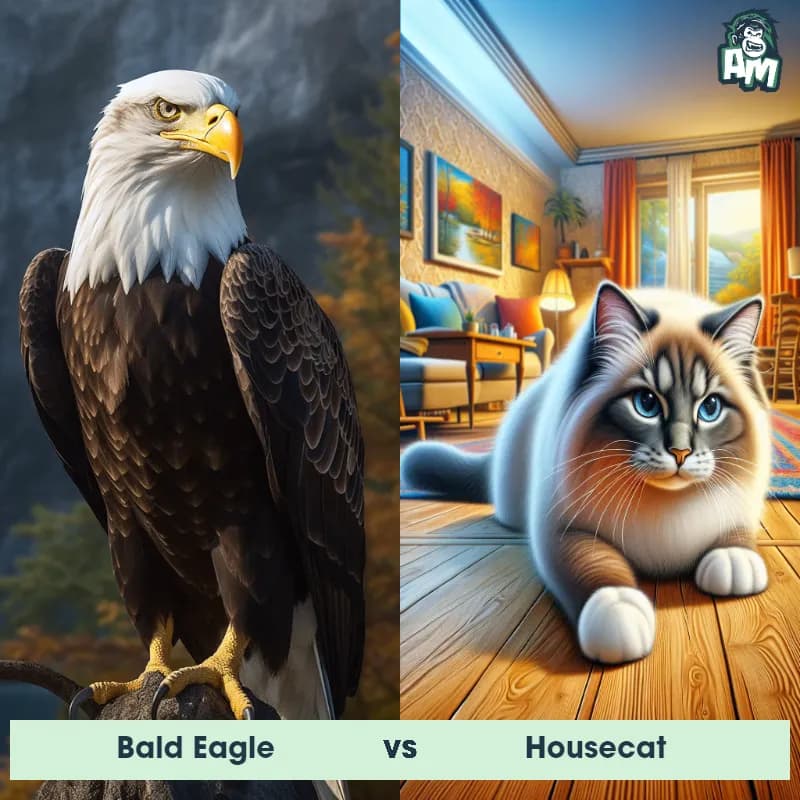 Bald Eagle vs Housecat - Animal Matchup Bald Eagle vs Housecat - Animal Matchup