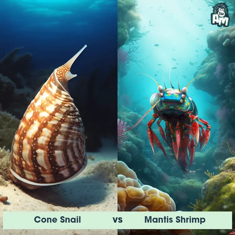 Cone Snail vs Mantis Shrimp - Animal Matchup Cone Snail vs Mantis Shrimp - Animal Matchup