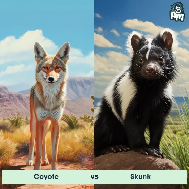 Coyote vs Skunk - Animal Matchup Coyote vs Skunk - Animal Matchup