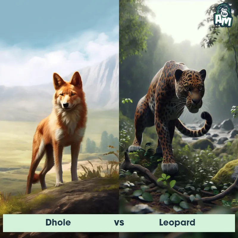 Dhole vs Leopard - Animal Matchup Dhole vs Leopard - Animal Matchup