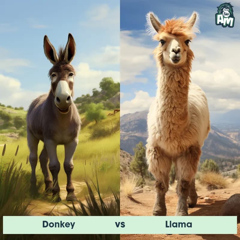 Donkey vs llama - Animal Matchup Donkey vs llama - Animal Matchup
