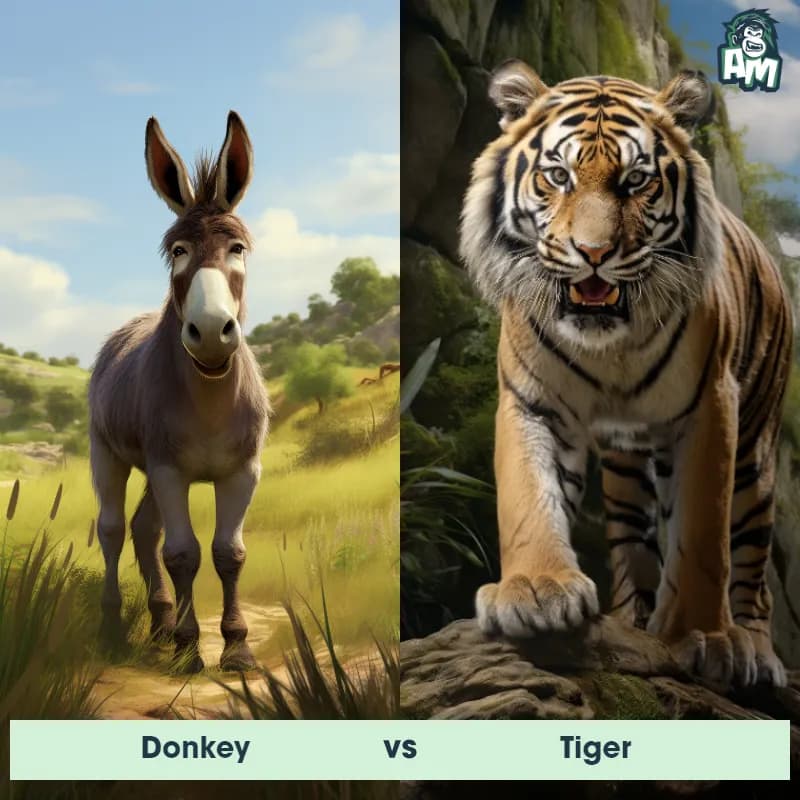 Donkey vs Tiger - Animal Matchup Donkey vs Tiger - Animal Matchup