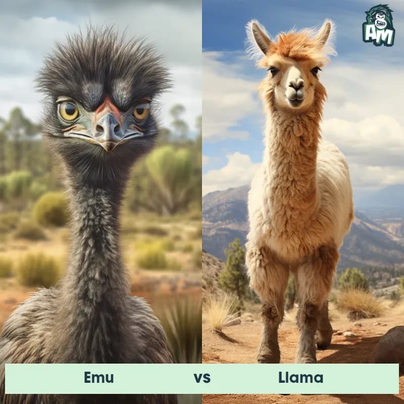Emu vs llama - Animal Matchup Emu vs llama - Animal Matchup
