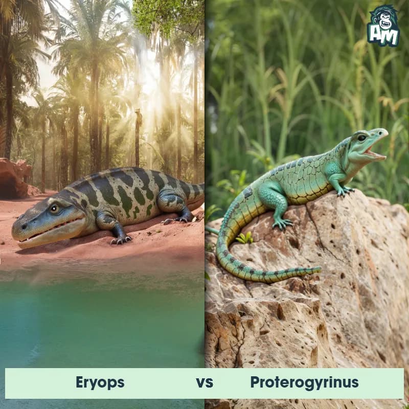 Eryops vs Proterogyrinus - Animal Matchup Eryops vs Proterogyrinus - Animal Matchup