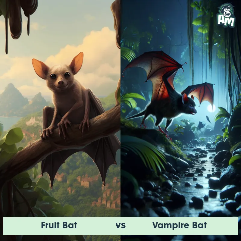 Fruit Bat vs Vampire Bat - Animal Matchup Fruit Bat vs Vampire Bat - Animal Matchup
