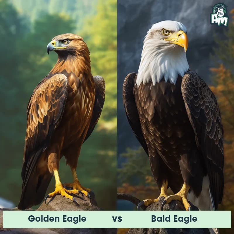 Golden Eagle vs Bald Eagle - Animal Matchup Golden Eagle vs Bald Eagle - Animal Matchup
