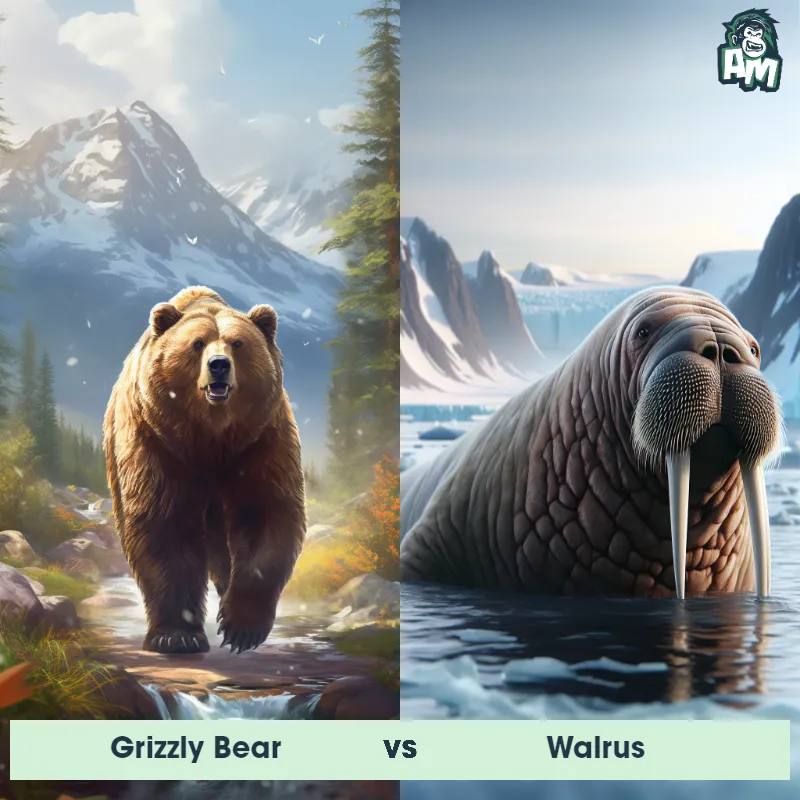 Grizzly Bear vs Walrus - Animal Matchup Grizzly Bear vs Walrus - Animal Matchup