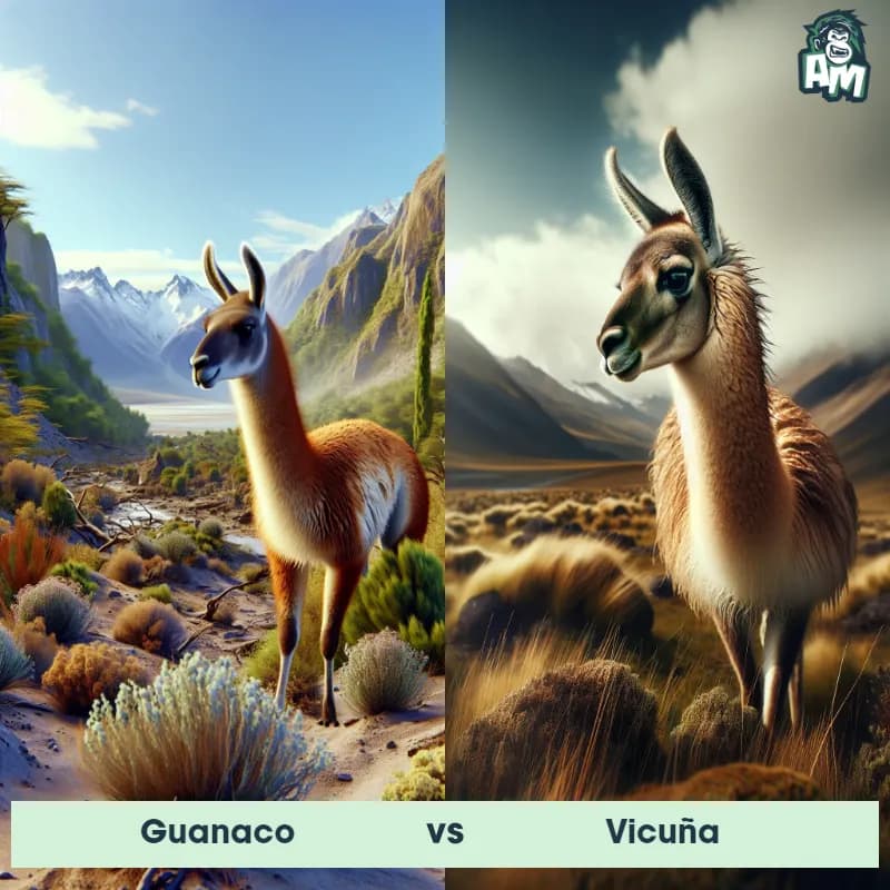 Guanaco vs Vicuña - Animal Matchup Guanaco vs Vicuña - Animal Matchup