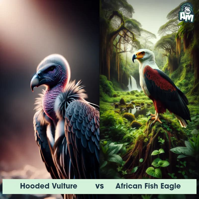 Hooded Vulture vs African Fish Eagle - Animal Matchup Hooded Vulture vs African Fish Eagle - Animal Matchup