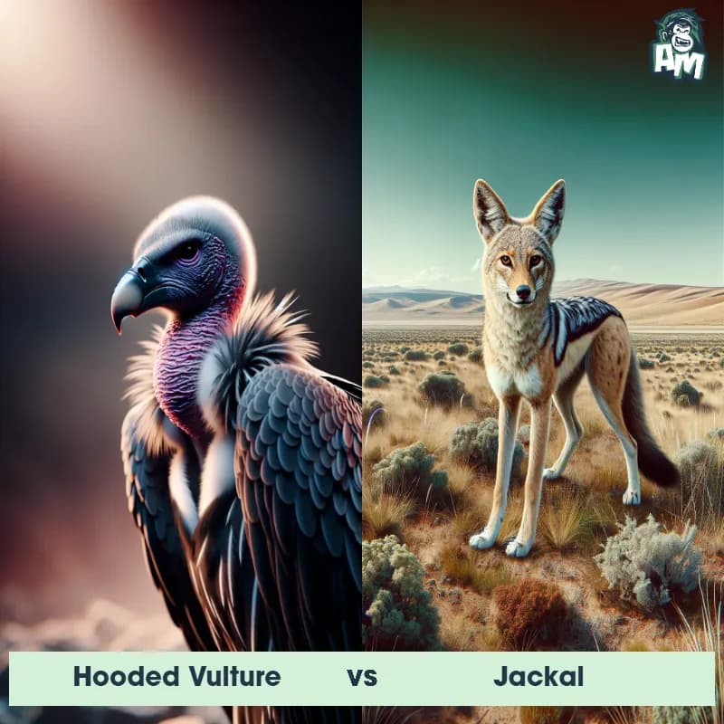 Hooded Vulture vs Jackal - Animal Matchup Hooded Vulture vs Jackal - Animal Matchup