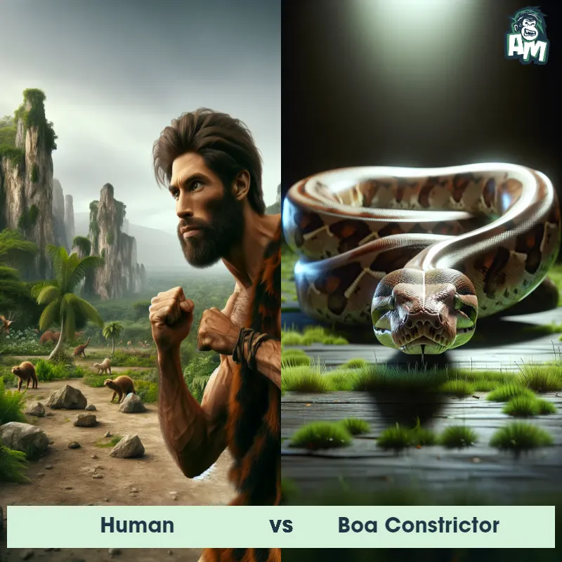 Human vs Boa Constrictor - Animal Matchup Human vs Boa Constrictor - Animal Matchup