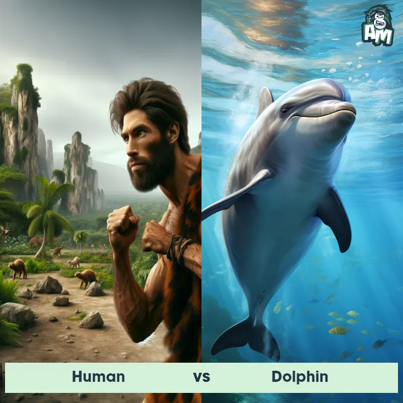 Human vs Dolphin - Animal Matchup Human vs Dolphin - Animal Matchup
