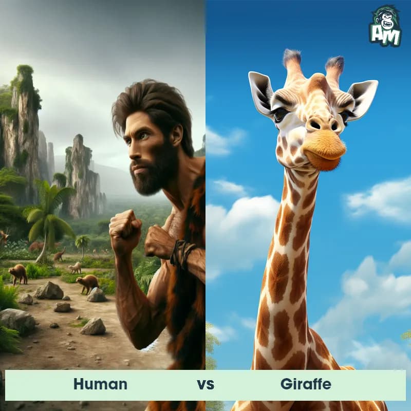 Human vs Giraffe - Animal Matchup Human vs Giraffe - Animal Matchup