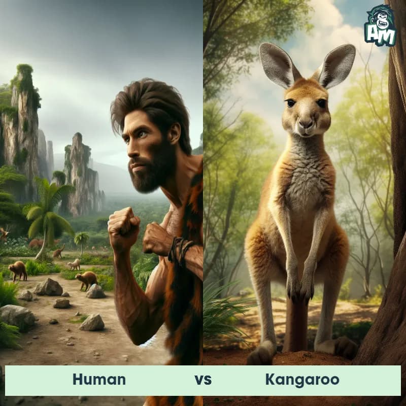Human vs Kangaroo - Animal Matchup Human vs Kangaroo - Animal Matchup