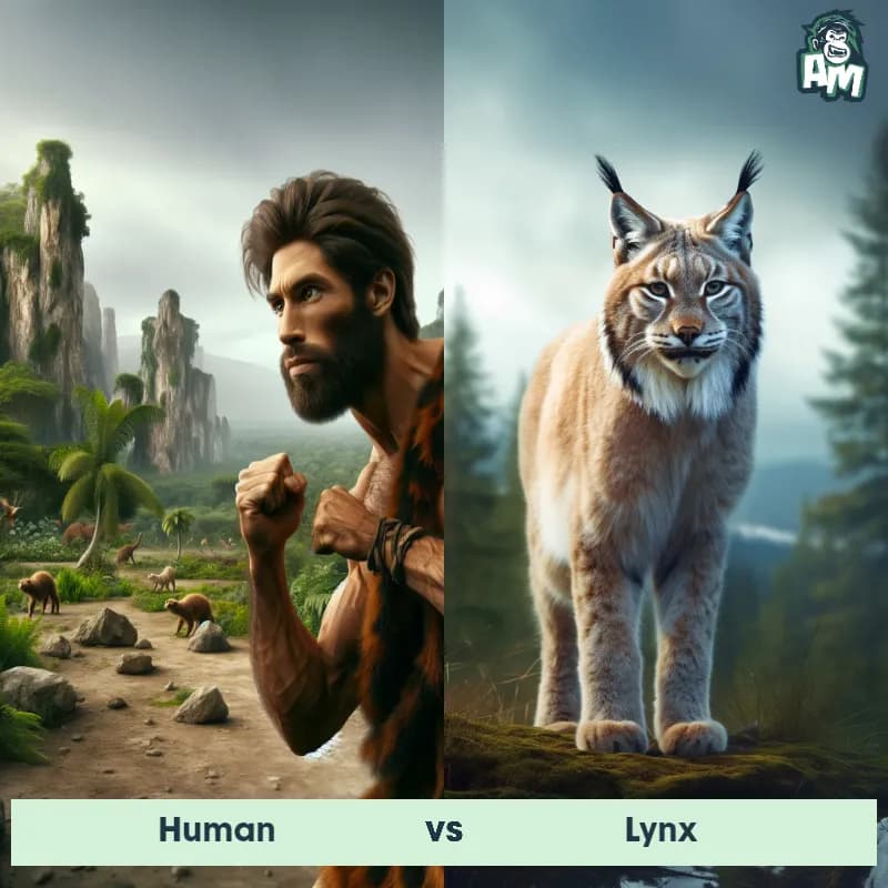 Human vs Lynx - Animal Matchup Human vs Lynx - Animal Matchup
