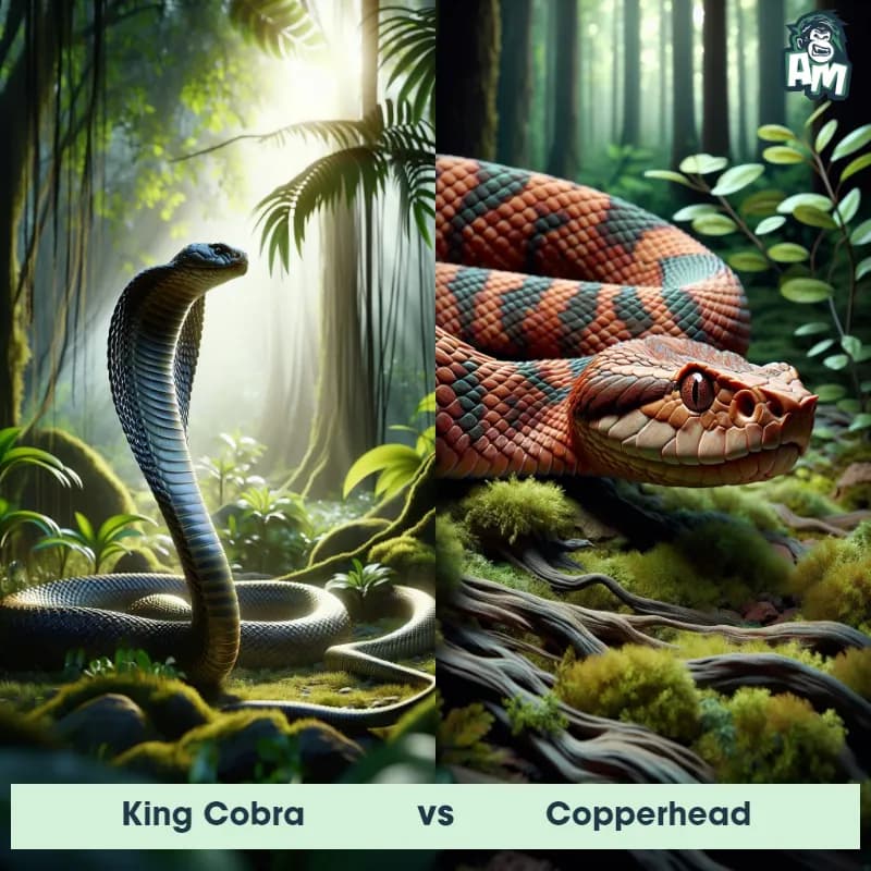 King Cobra vs Copperhead - Animal Matchup King Cobra vs Copperhead - Animal Matchup