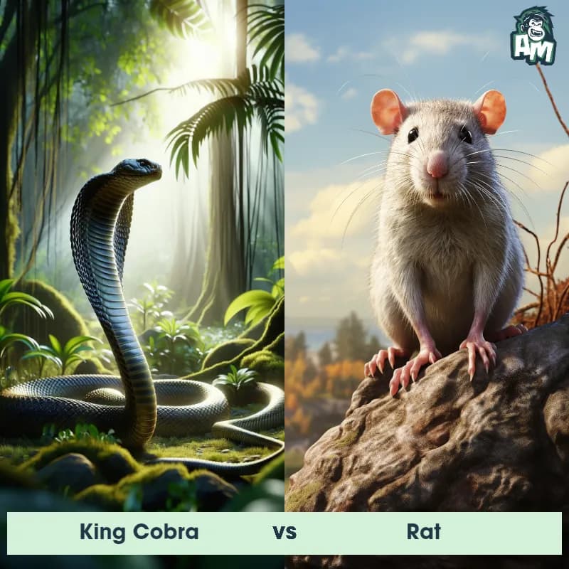 King Cobra vs Rat - Animal Matchup King Cobra vs Rat - Animal Matchup