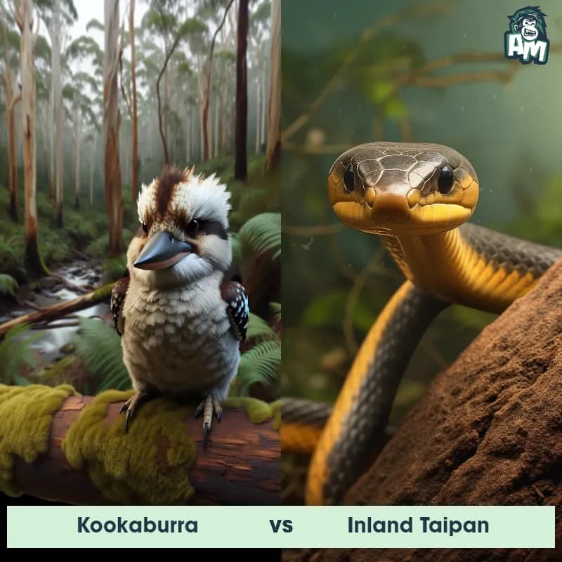 Kookaburra vs Inland Taipan - Animal Matchup Kookaburra vs Inland Taipan - Animal Matchup
