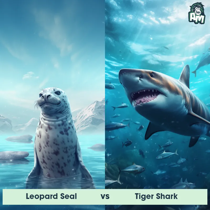 Leopard Seal vs Tiger Shark - Animal Matchup Leopard Seal vs Tiger Shark - Animal Matchup