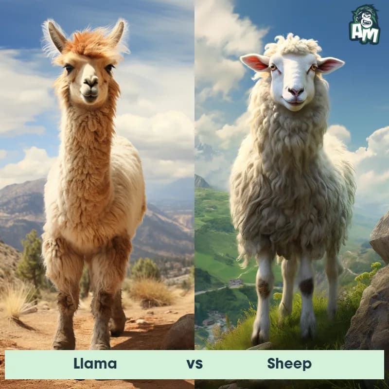 llama vs Sheep - Animal Matchup llama vs Sheep - Animal Matchup