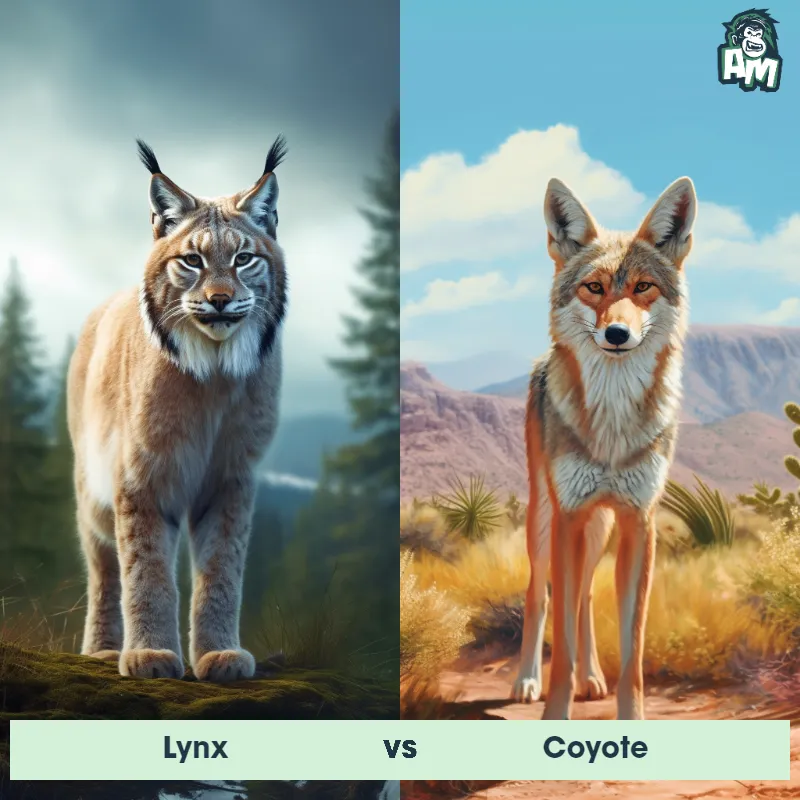 Lynx vs Coyote - Animal Matchup Lynx vs Coyote - Animal Matchup