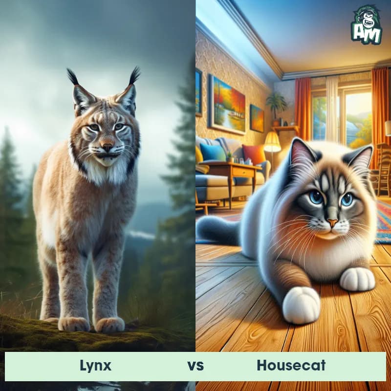 Lynx vs Housecat - Animal Matchup Lynx vs Housecat - Animal Matchup