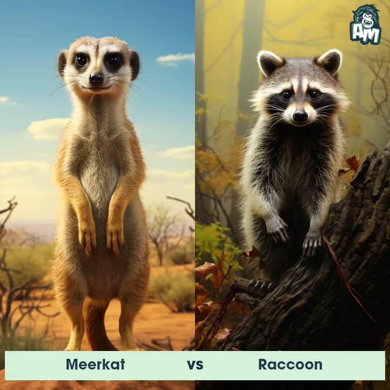 Meerkat vs Raccoon - Animal Matchup Meerkat vs Raccoon - Animal Matchup