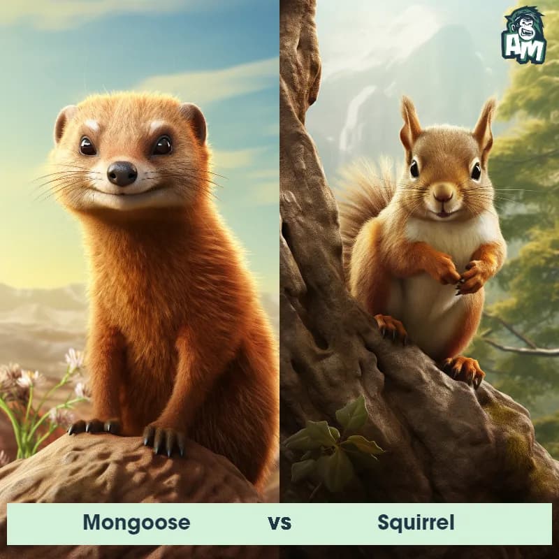 Mongoose vs Squirrel - Animal Matchup Mongoose vs Squirrel - Animal Matchup