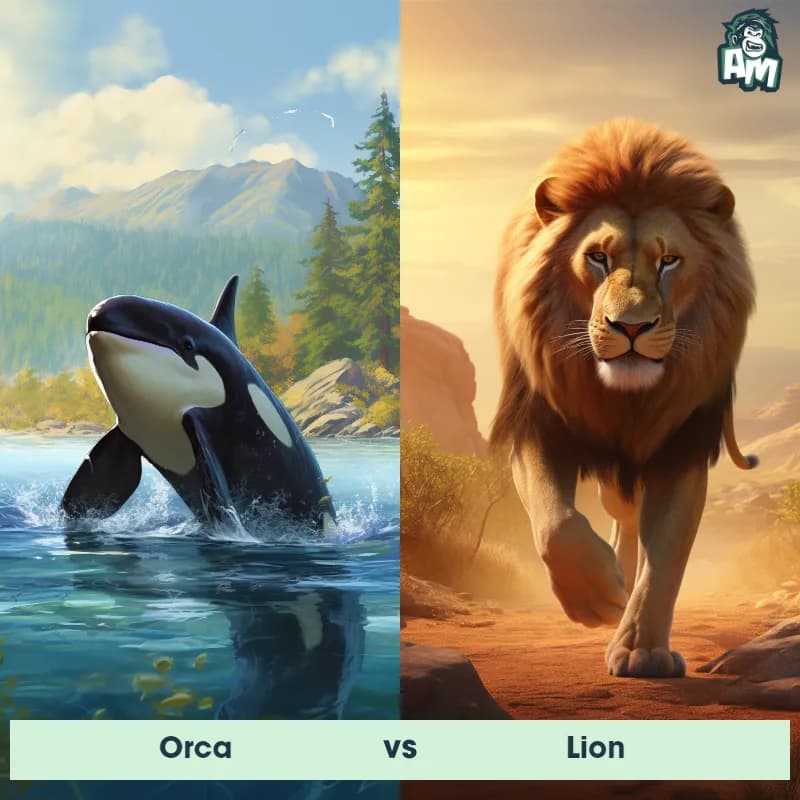 Orca vs Lion - Animal Matchup Orca vs Lion - Animal Matchup