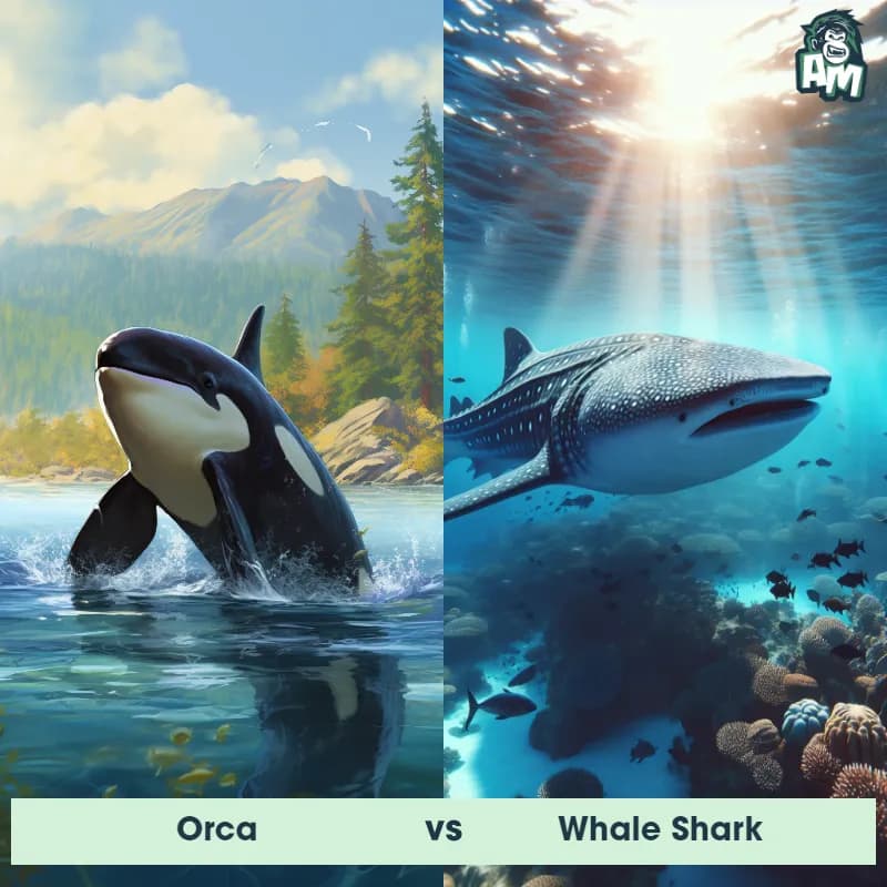 Orca vs Whale Shark - Animal Matchup Orca vs Whale Shark - Animal Matchup