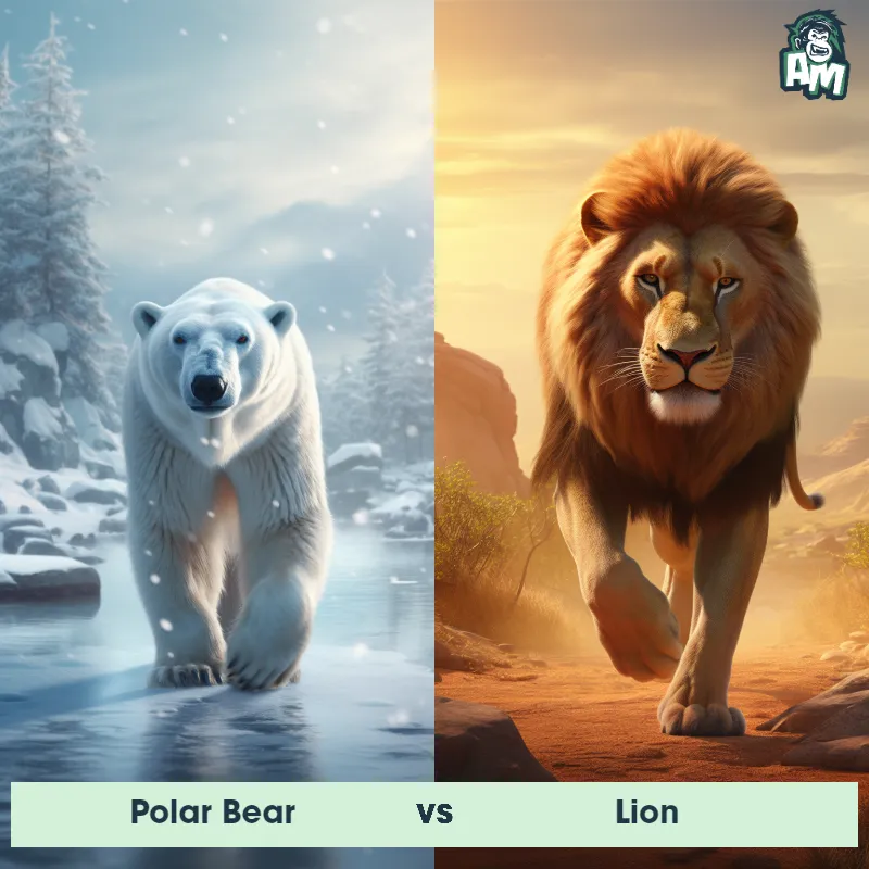 Polar Bear vs Lion - Animal Matchup Polar Bear vs Lion - Animal Matchup