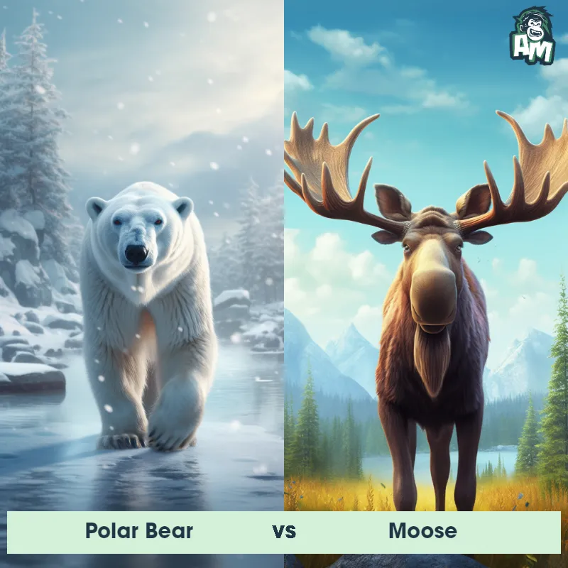 Polar Bear vs Moose - Animal Matchup Polar Bear vs Moose - Animal Matchup