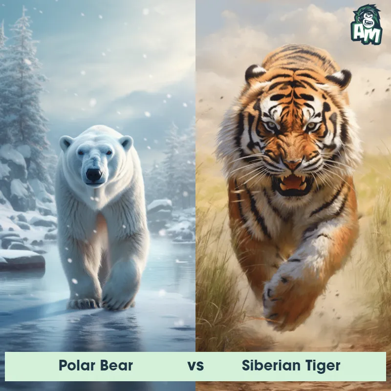 Polar Bear vs Siberian Tiger - Animal Matchup Polar Bear vs Siberian Tiger - Animal Matchup