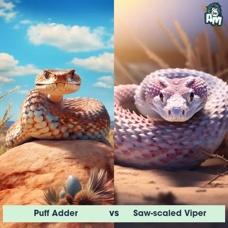 Puff Adder vs Saw-Scaled Viper - Animal Matchup Puff Adder vs Saw-Scaled Viper - Animal Matchup
