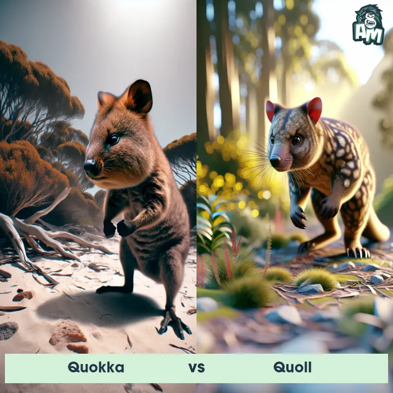Quokka vs Quoll - Animal Matchup Quokka vs Quoll - Animal Matchup