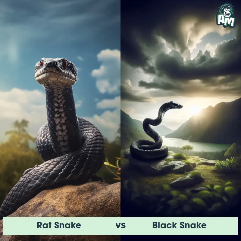 Rat Snake vs Black Snake - Animal Matchup Rat Snake vs Black Snake - Animal Matchup