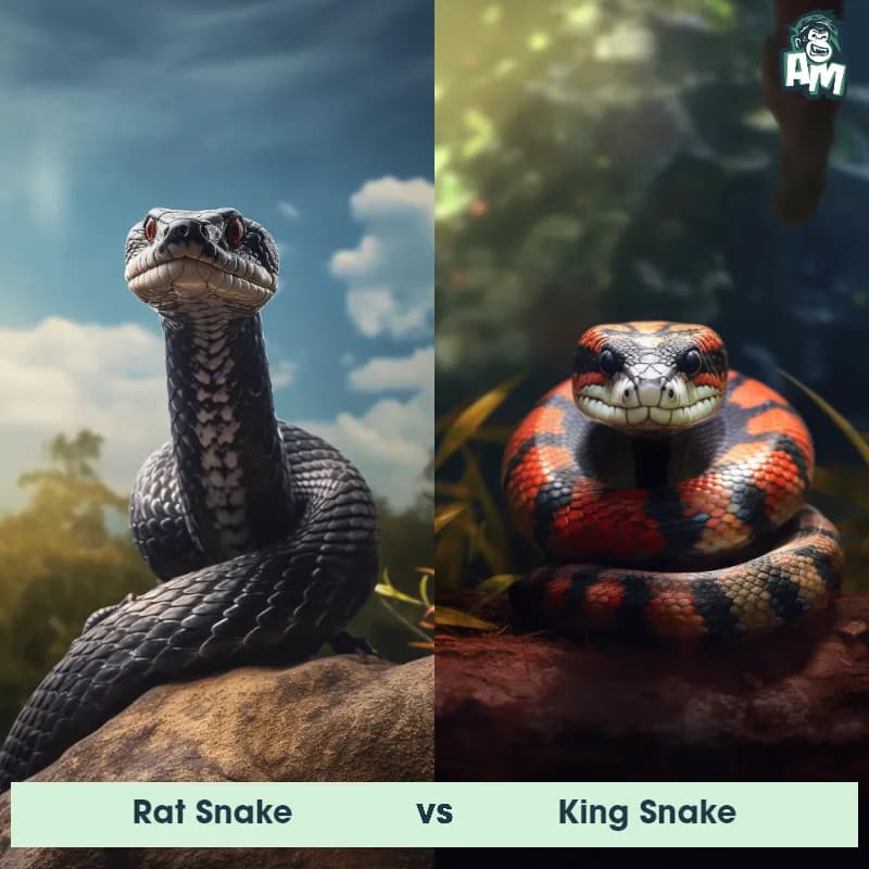 Rat Snake vs King Snake - Animal Matchup Rat Snake vs King Snake - Animal Matchup
