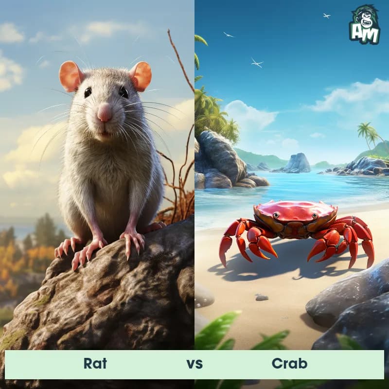 Rat vs Crab - Animal Matchup Rat vs Crab - Animal Matchup