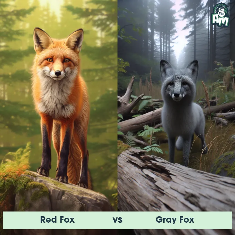 Red Fox vs Gray Fox - Animal Matchup Red Fox vs Gray Fox - Animal Matchup