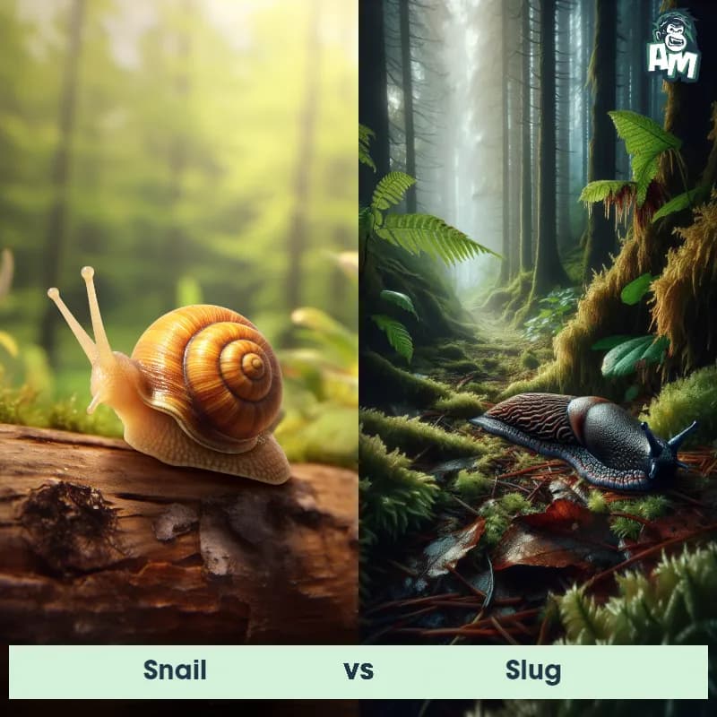 Snail vs Slug - Animal Matchup Snail vs Slug - Animal Matchup